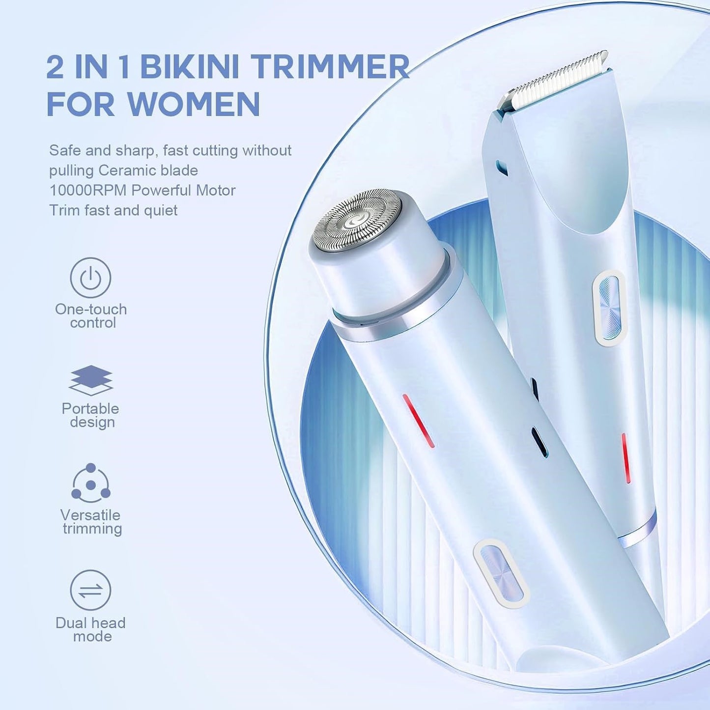 Everora 2-in-1 Body Shaver