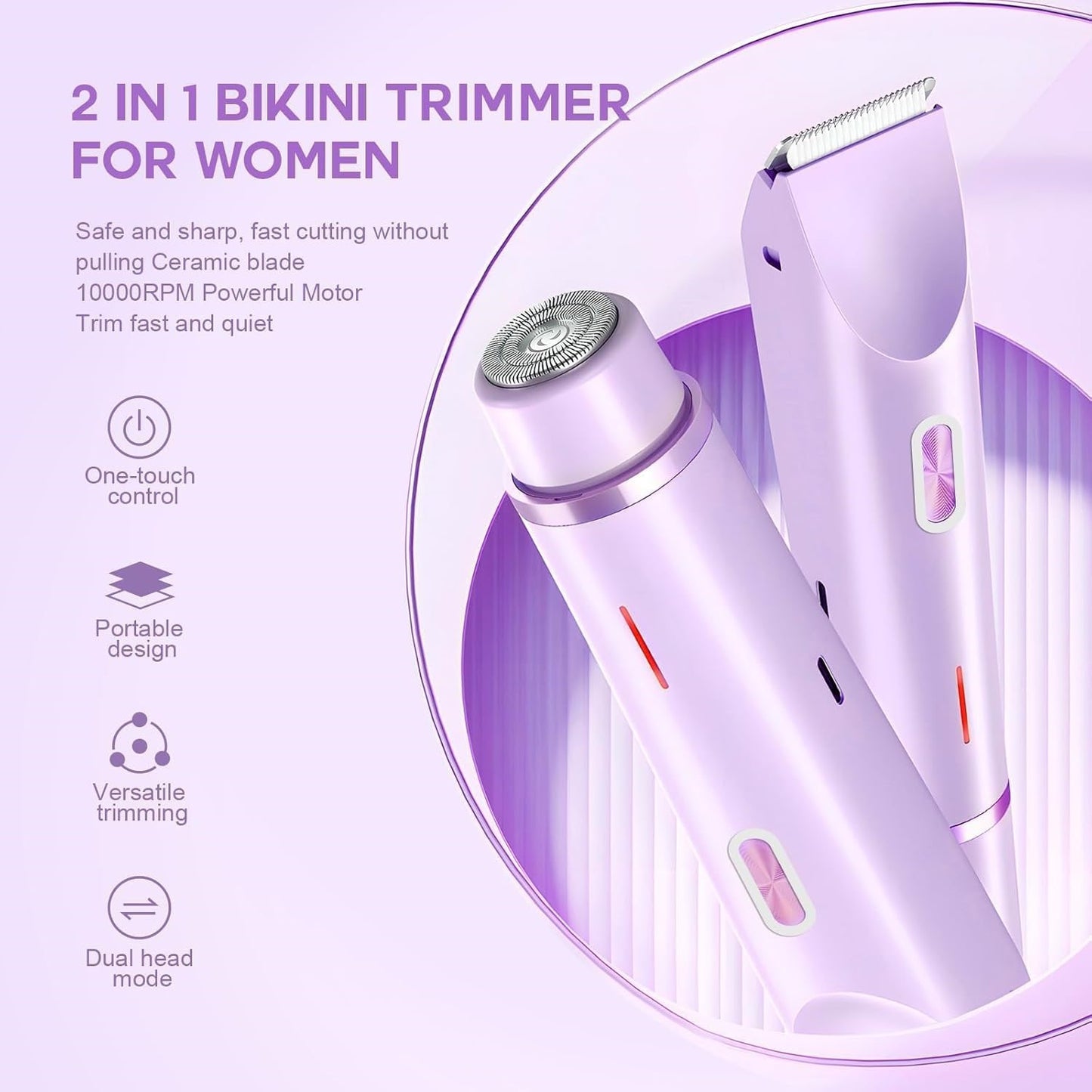 Everora 2-in-1 Body Shaver