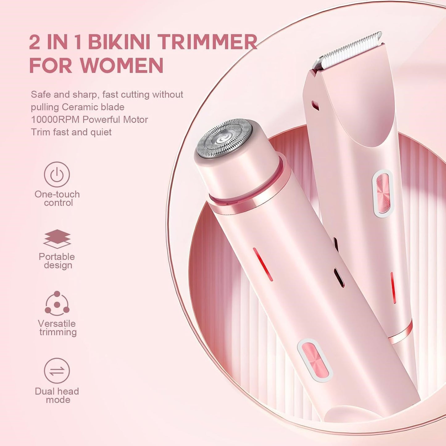 Everora 2-in-1 Body Shaver